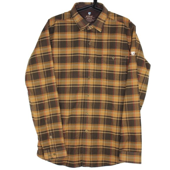 Kuhl Mens Medium The Independent Flannel Button Up Shirt N1327 - Picture 1 of 5
